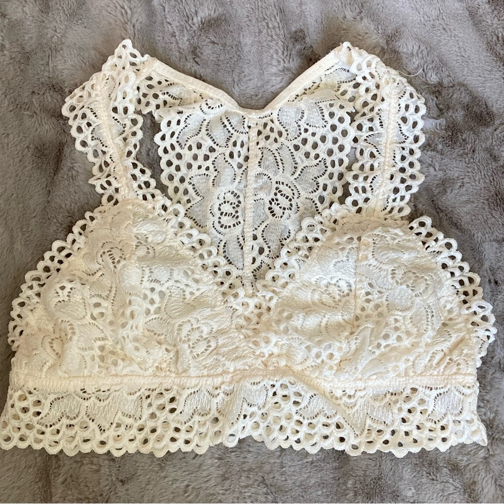 Alter’d State ivory Lace Bralette - Small